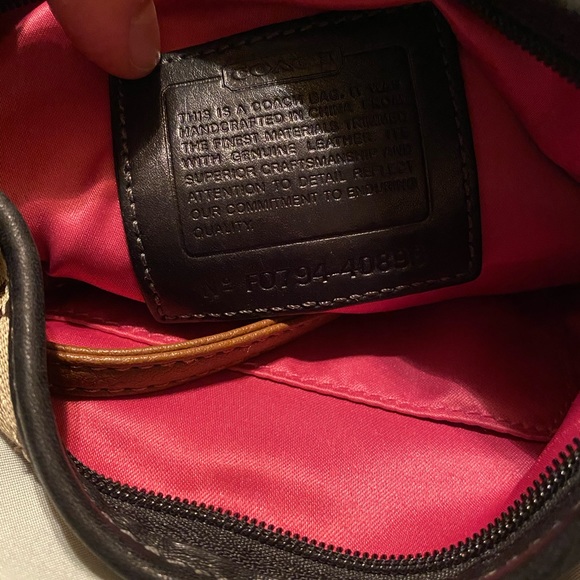 VINTAGE Coach Tan Brown CUTE Bucket Bag - Picture 13 of 16